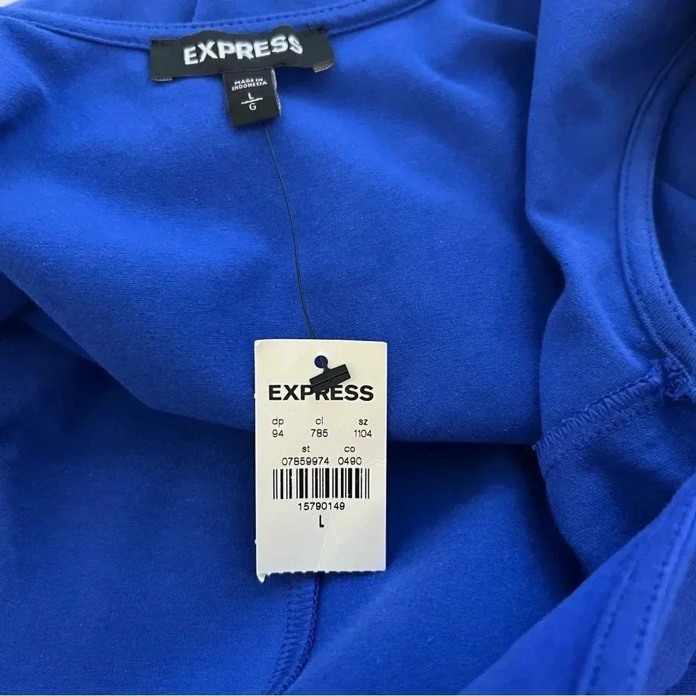 Express Deep V-Wire Skort Fit and Flare Dress Size Large - Picture 7 of 10